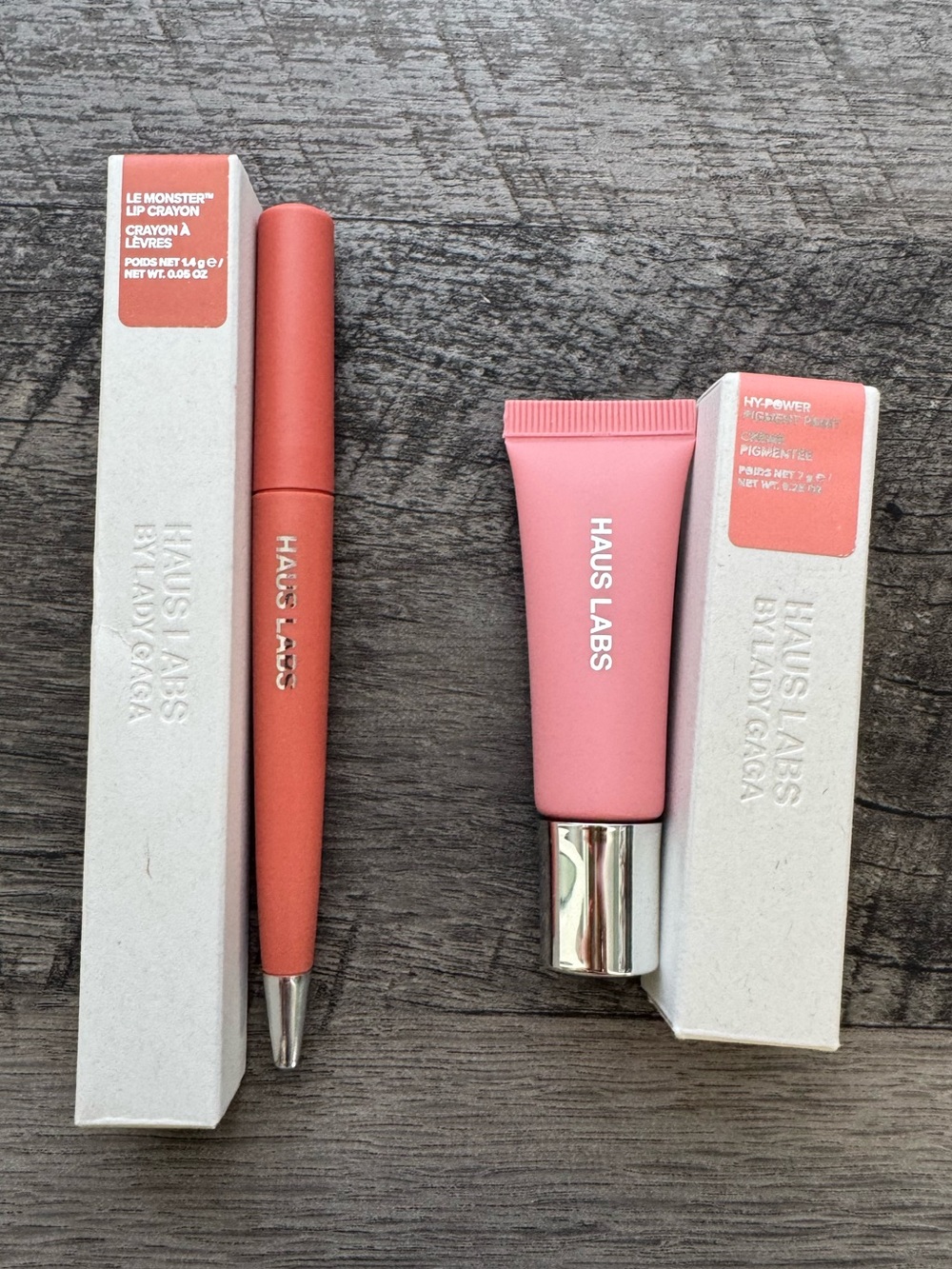 Haus Labs By Lady Gaga Coral-Pink Lip Crayon & Gloss Duo